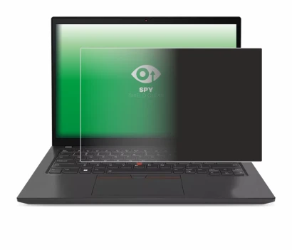 Abbildung des Geräts Lenovo ThinkPad P14s Gen 4 mit einer Vielzahl des Displayschutzes.