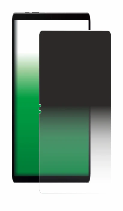 Abbildung des Geräts Samsung Galaxy Tab S9 FE mit einer Vielzahl des Displayschutzes.