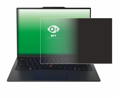 Abbildung des Geräts Lenovo ThinkPad X1 Carbon Gen 12 14" mit einer Vielzahl des Displayschutzes.