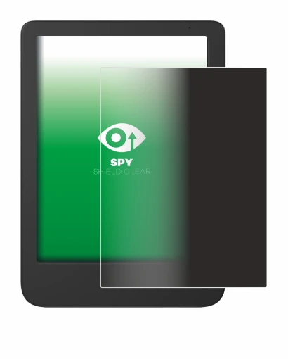 Abbildung des Geräts Tolino Shine 5 Color 2024 mit einer Vielzahl des Displayschutzes.