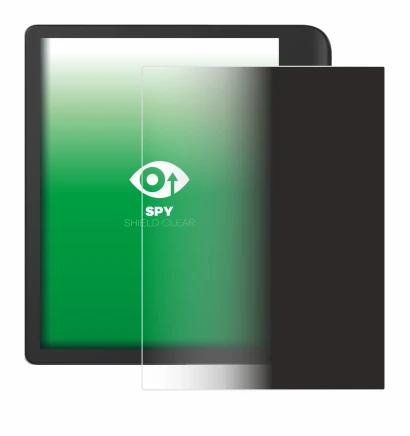 Abbildung des Geräts Tolino Vision Color 2024 mit einer Vielzahl des Displayschutzes.