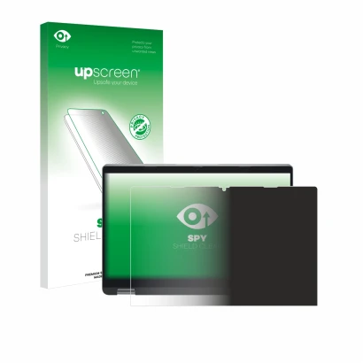 Vorderseite einer Produktverpackung mit dem Markenlogo upscreen. Daneben ist das Gerät Dell Latitude 5350 2-in-1 mit dem zugeh