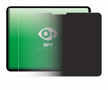 Abbildung des Geräts Apple iPad Pro 13" WiFi 2024 (im Querformat) mit einer Vielzahl des Displayschutzes.