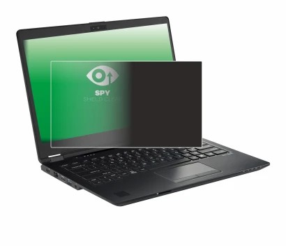 Abbildung des Geräts Fujitsu Lifebook U7410 mit einer Vielzahl des Displayschutzes.