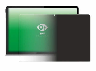 Abbildung des Geräts Lenovo Tab Plus mit einer Vielzahl des Displayschutzes.