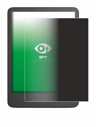 Abbildung des Geräts Amazon Kindle 2024 mit einer Vielzahl des Displayschutzes.