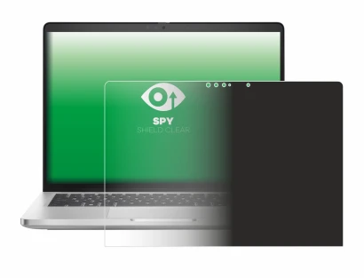 Abbildung des Geräts Dell Pro 14 Plus 2-in-1 PB14250 mit einer Vielzahl des Displayschutzes.