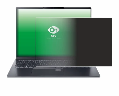 Abbildung des Geräts Acer Swift Go 16 AI mit einer Vielzahl des Displayschutzes.