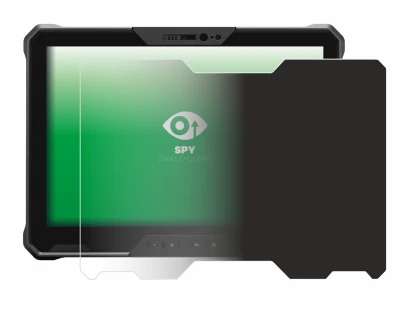 Abbildung des Geräts Dell Latitude 7030 Rugged Extreme mit einer Vielzahl des Displayschutzes.