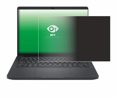 Abbildung des Geräts Dell Pro Max 14 mit einer Vielzahl des Displayschutzes.