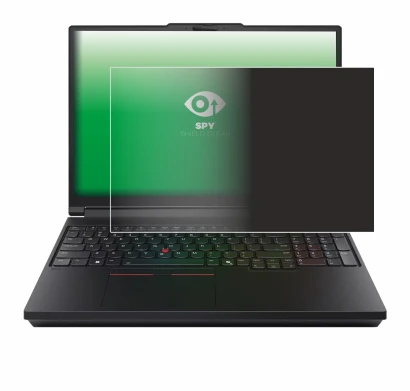 Abbildung des Geräts Lenovo ThinkPad P16 Gen 3 mit einer Vielzahl des Displayschutzes.