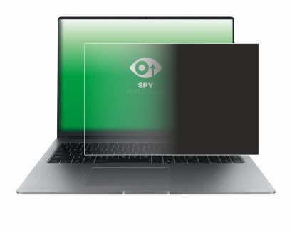 Abbildung des Geräts Honor MagicBook X16 Plus 2025 mit einer Vielzahl des Displayschutzes.