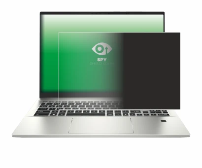 Abbildung des Geräts MSI Prestige A16 AI+ mit einer Vielzahl des Displayschutzes.