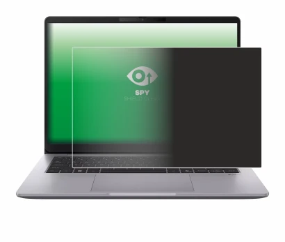 Abbildung des Geräts ASUS ExpertBook P3 G2 mit einer Vielzahl des Displayschutzes.