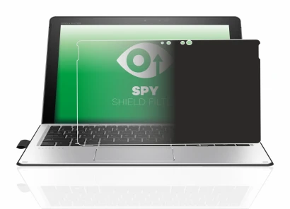 Abbildung des Geräts HP Elite x2 1012 G2 mit einer Vielzahl des Displayschutzes.