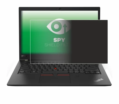 Abbildung des Geräts Lenovo ThinkPad T480s mit einer Vielzahl des Displayschutzes.