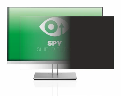 Abbildung des Geräts HP EliteDisplay E233 mit einer Vielzahl des Displayschutzes.