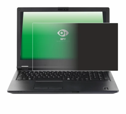 Abbildung des Geräts Fujitsu Lifebook E5510 mit einer Vielzahl des Displayschutzes.