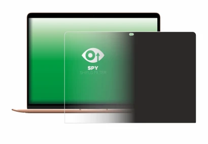 Abbildung des Geräts Apple MacBook Air M1 2020 mit einer Vielzahl des Displayschutzes.