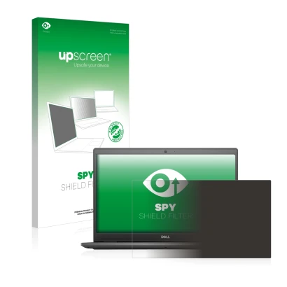 Vorderseite einer Produktverpackung mit dem Markenlogo upscreen. Daneben ist das Gerät Dell Latitude 3510 mit dem zugehörigen