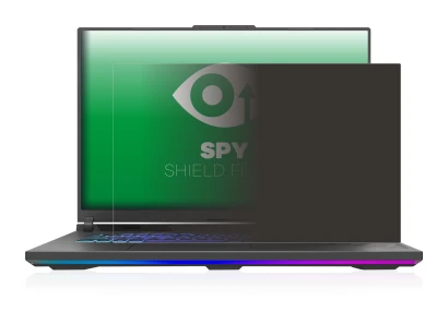 Abbildung des Geräts ASUS ROG Strix G18 G814 2023 mit einer Vielzahl des Displayschutzes.