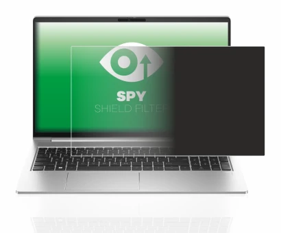 Abbildung des Geräts HP ProBook 450 G10 mit einer Vielzahl des Displayschutzes.