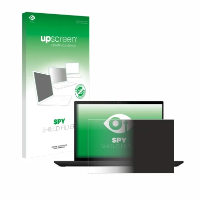 Vorderseite einer Produktverpackung mit dem Markenlogo upscreen. Daneben ist das Gerät Lenovo ThinkPad T14 Gen 4 mit dem zugeh