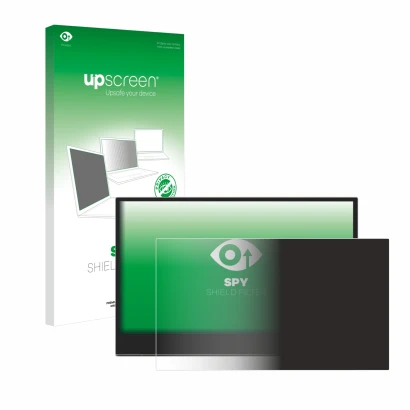 Vorderseite einer Produktverpackung mit dem Markenlogo upscreen. Daneben ist das Gerät Lenovo L15 (15,6") mit dem zugehörigen 