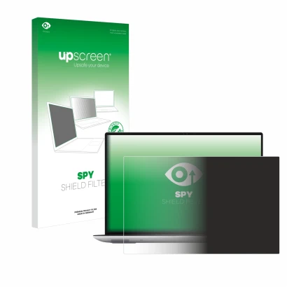 Vorderseite einer Produktverpackung mit dem Markenlogo upscreen. Daneben ist das Gerät Dell Precision 5480 Non-Touch mit dem z