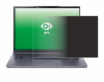 Abbildung des Geräts Acer Swift Go 14 AI mit einer Vielzahl des Displayschutzes.