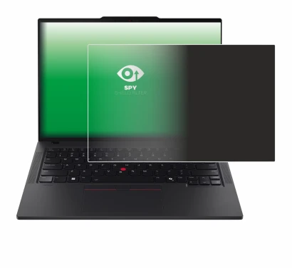 Abbildung des Geräts Lenovo ThinkPad T14 Gen 6 mit einer Vielzahl des Displayschutzes.