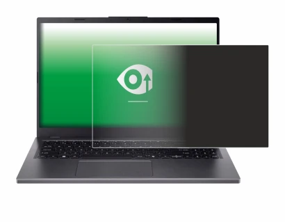 Abbildung des Geräts Acer Aspire 15 A15-51 mit einer Vielzahl des Displayschutzes.