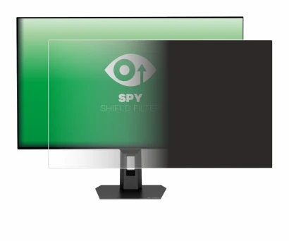 Abbildung des Geräts ASUS ROG Strix OLED XG32UCWMG mit einer Vielzahl des Displayschutzes.