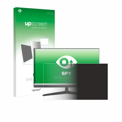 Vorderseite einer Produktverpackung mit dem Markenlogo upscreen. Daneben ist das Gerät Asus Eye Care VY279HGR 27