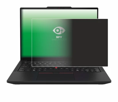 Abbildung des Geräts Lenovo ThinkPad T14 Gen 7 mit einer Vielzahl des Displayschutzes.