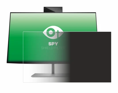 Abbildung des Geräts HP Z24m G3 mit einer Vielzahl des Displayschutzes.