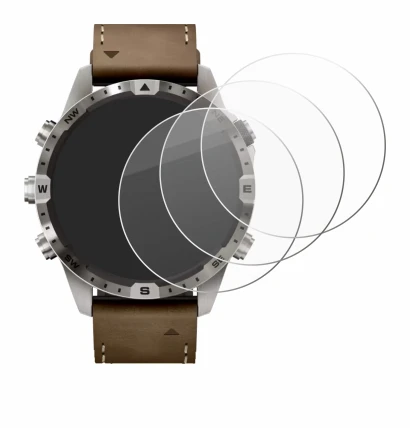 Abbildung des Geräts Garmin Marq Adventurer (Gen 2) mit einer Vielzahl des Displayschutzes.