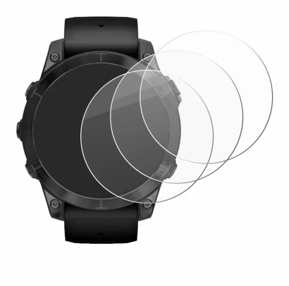 Abbildung des Geräts Garmin Epix Pro (Gen 2) (47 mm) mit einer Vielzahl des Displayschutzes.