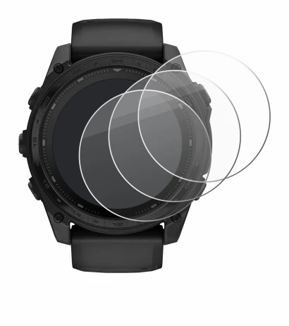 Abbildung des Geräts Garmin Tactix 8 Solar (51 mm) mit einer Vielzahl des Displayschutzes.