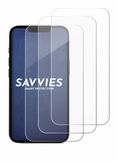 Abbildung des Geräts Apple iPhone 16e mit einer Vielzahl des Displayschutzes.