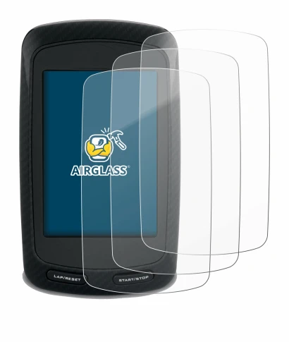 Abbildung des Geräts Garmin Edge 800 mit einer Vielzahl des Displayschutzes.