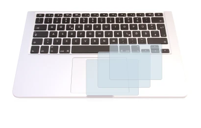 Abbildung des Geräts Apple MacBook Pro 13.3" 2015 (Touch Trackpad) mit einer Vielzahl des Displayschutzes.