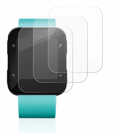 Abbildung des Geräts Garmin Forerunner 35 mit einer Vielzahl des Displayschutzes.