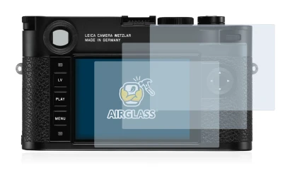 Abbildung des Geräts Leica M10 mit einer Vielzahl des Displayschutzes.