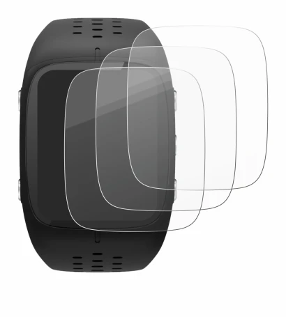 Abbildung des Geräts Polar M430 mit einer Vielzahl des Displayschutzes.