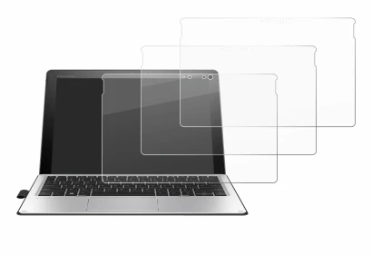 Abbildung des Geräts HP Elite x2 1012 G2 mit einer Vielzahl des Displayschutzes.