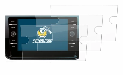 Abbildung des Geräts Volkswagen Polo 2018 Composition Media 8" 2017 mit einer Vielzahl des Displayschutzes.