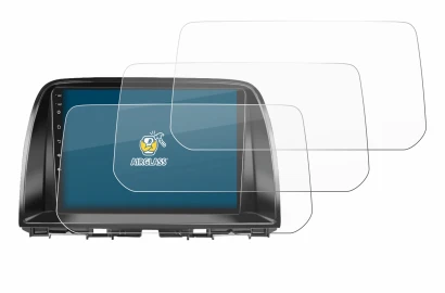 Abbildung des Geräts Mazda CX-5 2017 Infotainment System mit einer Vielzahl des Displayschutzes.