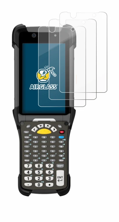 Abbildung des Geräts Zebra MC9300 mit einer Vielzahl des Displayschutzes.
