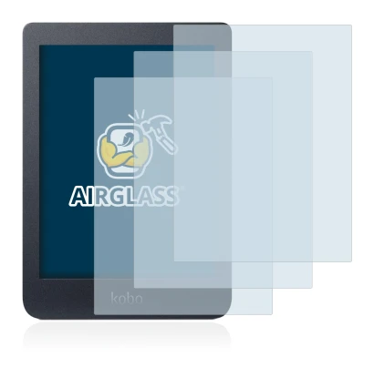 Abbildung des Geräts Kobo Nia mit einer Vielzahl des Displayschutzes.